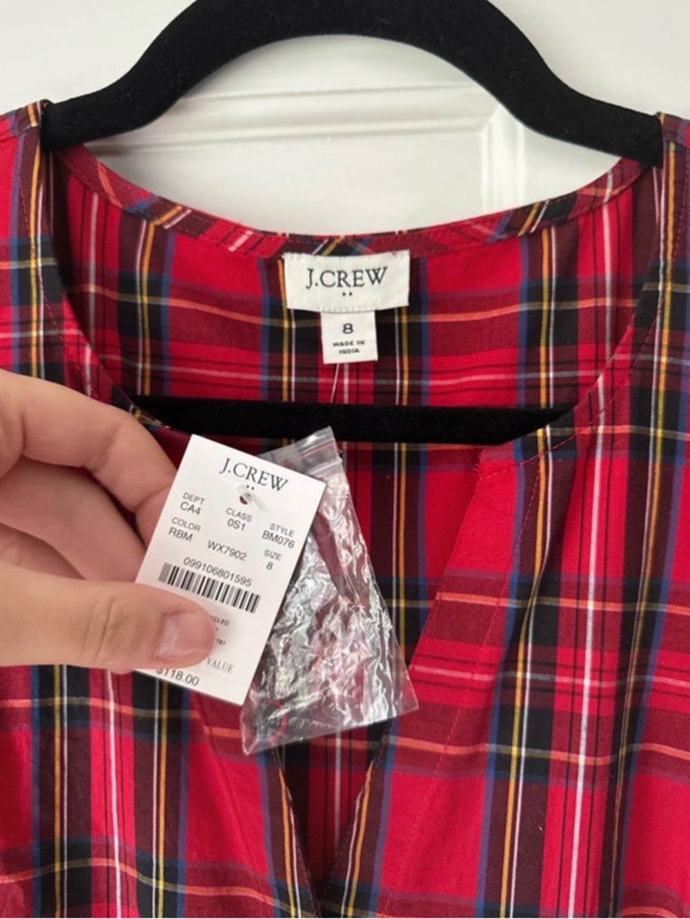 J.Crew new dress size 8 - Picture 3 of 3
